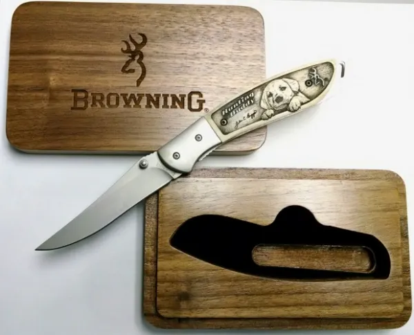 Browning LT ED Lab Pup Knife& Dis Box BR322-904