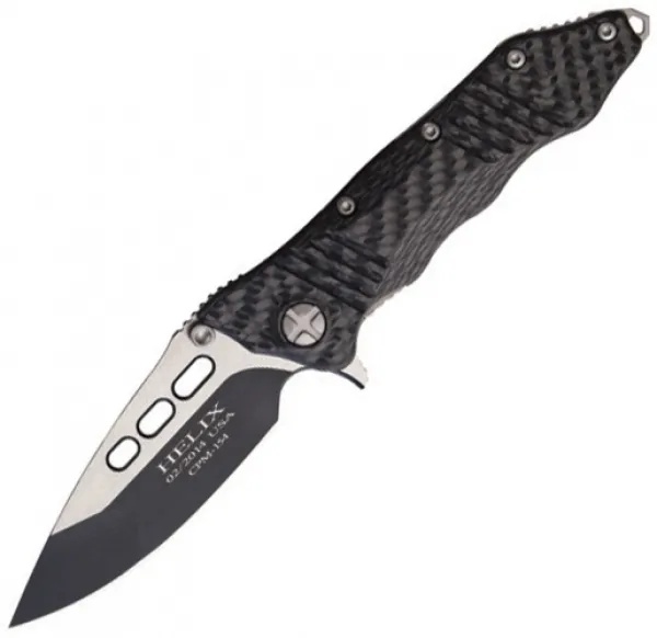 Gatco Helix Two Tone Carbon Fiber knives 32211