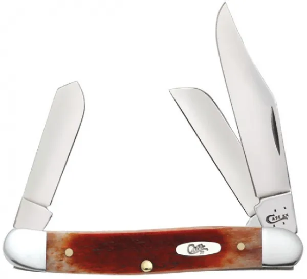 Case Sawcut Caramel Bone Stockman Knives 33983