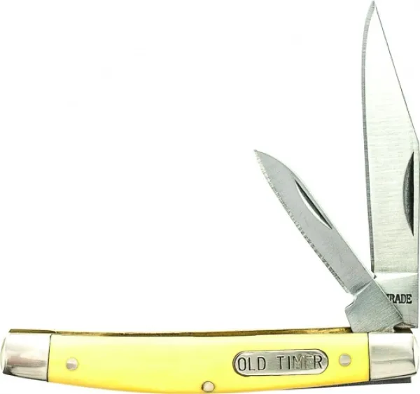 Imperial Schrade Old Timer Middleman Jk Yellow knives 33OTY