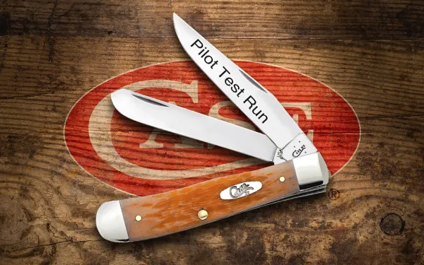 Case Peach Bn Trapper Pilot Test Rn Knives 34608