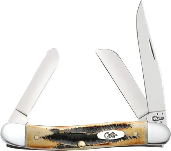 Case 6.5 BONE STAG MEDIUM STOCKMAN 3578
