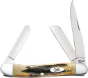 Case 6.5 BONE STAG MEDIUM STOCKMAN