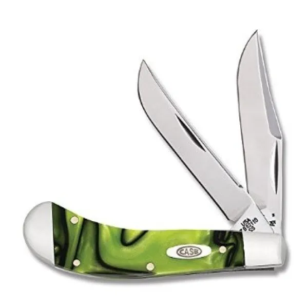 Case Toxxin Green Saddlehorn Knives 35805