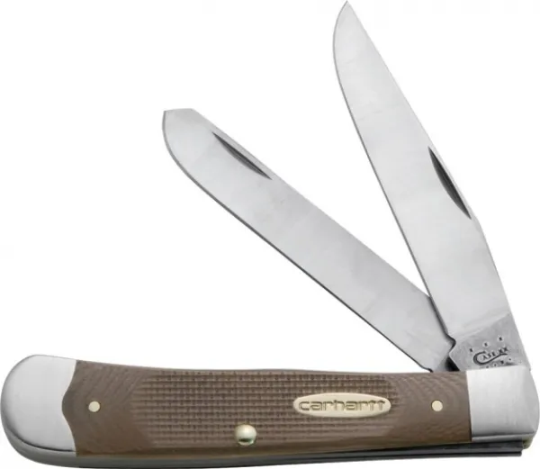 Case Ch Duck Brown G-10 Trapper Knives 36302