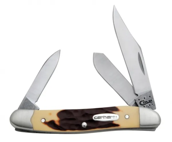 Case Ch Dbl Dyed Syn Med Stockman Knives 36326