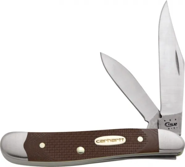 Case Carhartt Earth Brown Peanut Knives 36338
