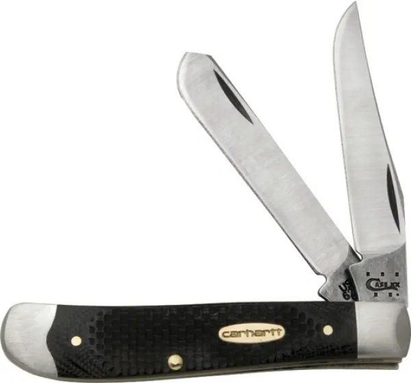 Case Ch Coarse Blk G-10 Mini Trap Knives 36358