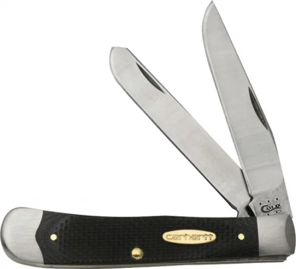 Case Ch Coarse Blk G-10 Trapper Knives 36361