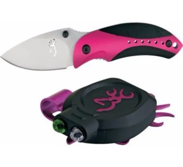 Browning Buckmark Led Cap Light & Kn knives 371-6061