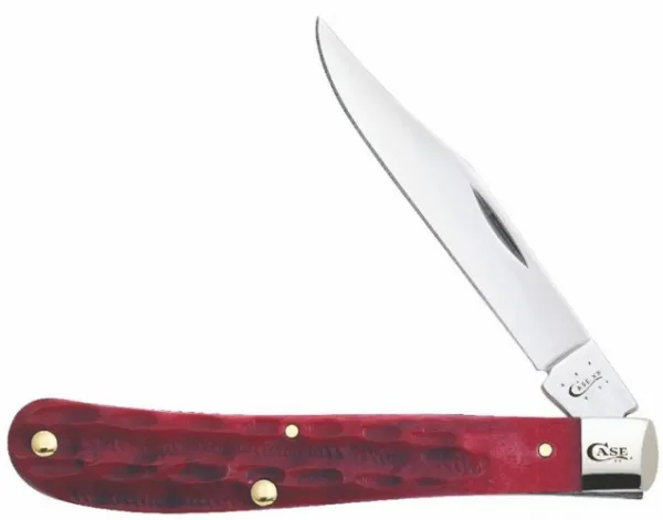 Case Deep Canyon Dark Red Slim Trap Knives 37881