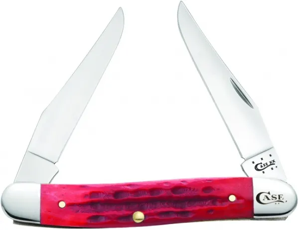 Case Deep Can Drk Red Muskrat Knives 37887