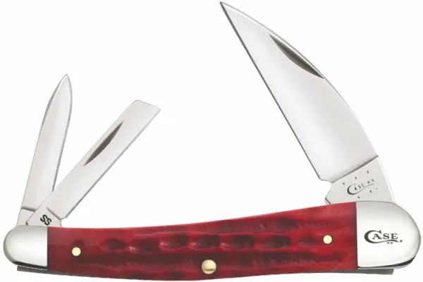 Case Deep Can Drk Rd Seahorse Whit Knives 37889