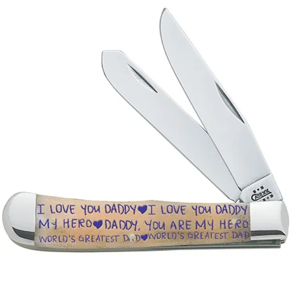 Case Smooth Nat Bn I Love You Daddy Knives 391005