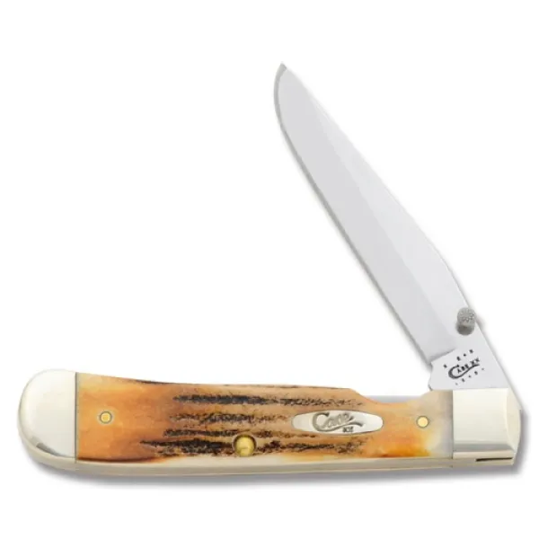 Case Stag Trapperlock Cv Oval Sh-cl Knives 3990