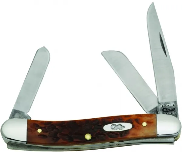 Case Caramel As Ground Med Stockman Knives 41514