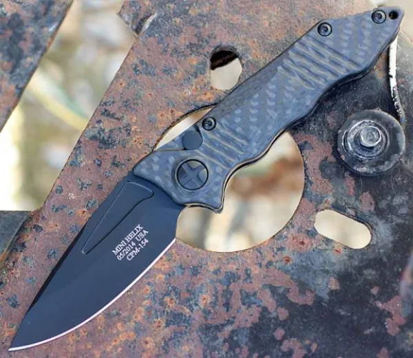 Gatco Mini Helix Carb Fib Blk Blade knives 42111
