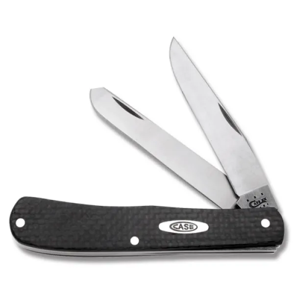 Case Blk Carbon Fiber Trapper Knives 42940