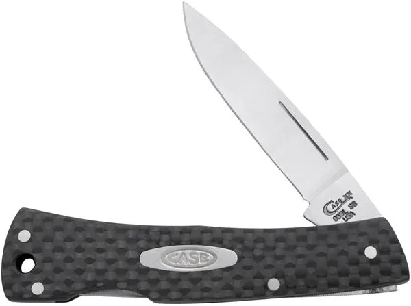 Case Blk Carbon Fiber Lockback Knives 42942