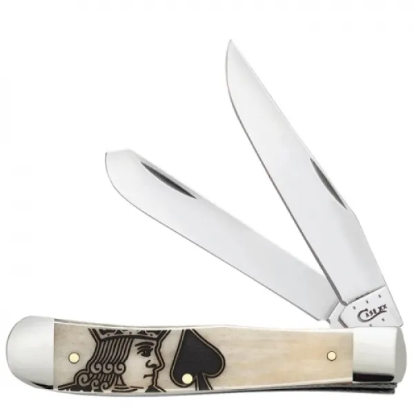 Case King Of Spades Sm Nat Trapper Knives 43402