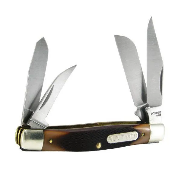 Imperial Schrade Old Timer Workmate Fldr 4 Bld knives 44OT