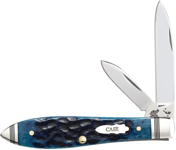 Case Ocean Blue Bn Tear Drop Knives 46663