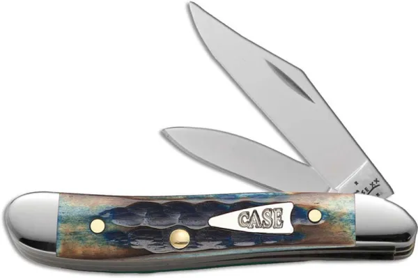Case Burnt Indigo Bone - Corn Cob Jig Peanut (6220 SS) Knives 49227