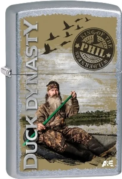 Zippo Duck Dynasty Phil lights 49881