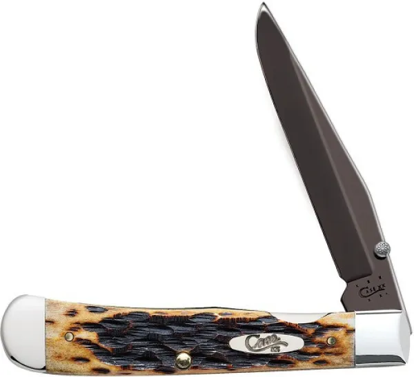 Case Ant Bn Blk Pvd Bld-trapperlock Knives 49973