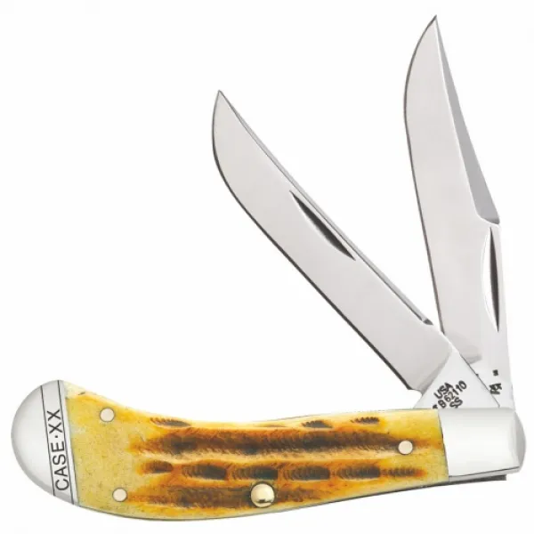 Case Deep Canyon Goldenrod Bone - Saddlehorn (TB62110 SS) CA49994