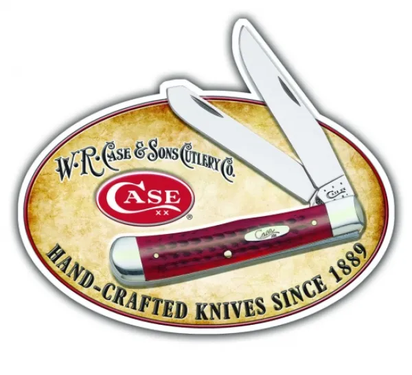 Case Case Trapper Tin Sign Knives 50180