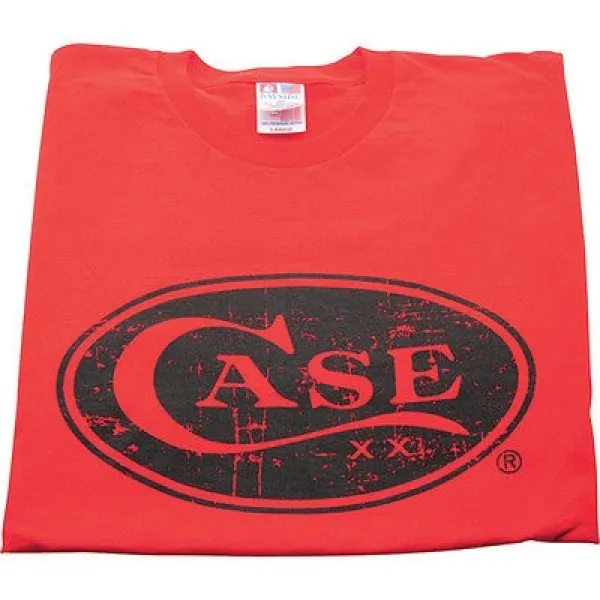 Case Red Tshirt Hand-craft Logo Xxl Knives 50209