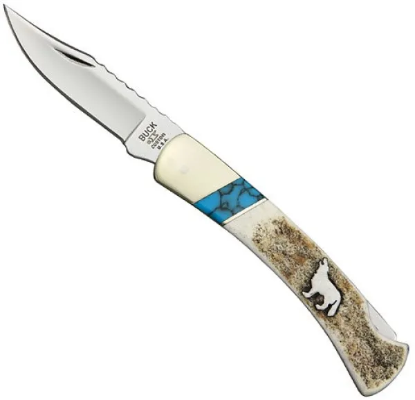 Buck Wbc Wolf Seriesw Elk 3961 knives 503EKSLE1