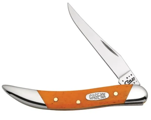 Case Sloped- Sm Pers Orange Sm Tx T Knives 51362