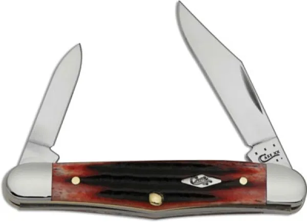 Case Ss Crimson Half Whittler Knives 51417