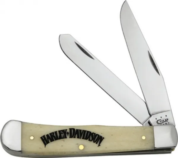 Case Hd Smooth Nat Bone Trapper Knives 52086