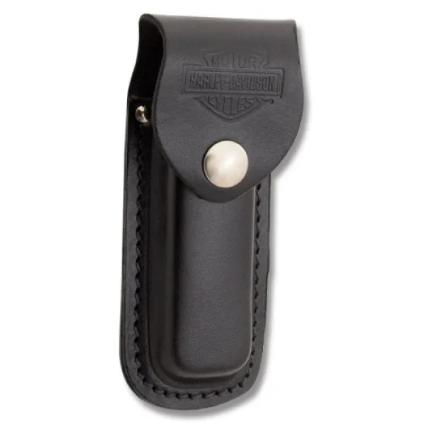 Case Med Blk Harley Leather Sheath Knives 52099