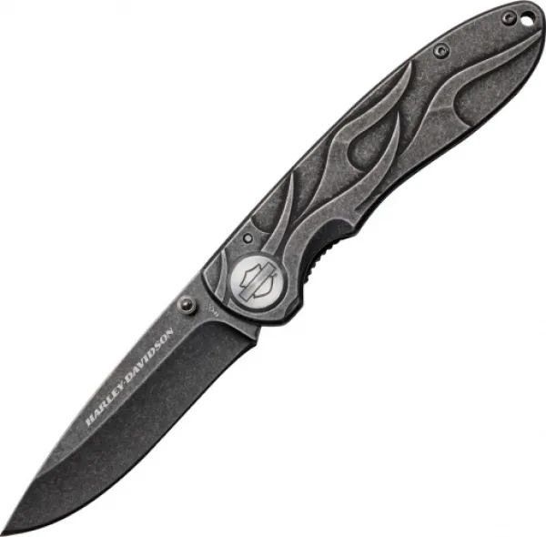 Case Stainless Hndl Blk Stone Wash Knives 52114