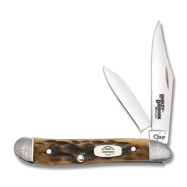 Case Hd Antique Bone Peanut Knives 52149