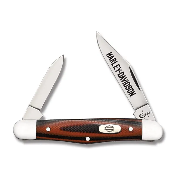 Case Hd Ornge-blk G10 Half Whittler Knives 52168