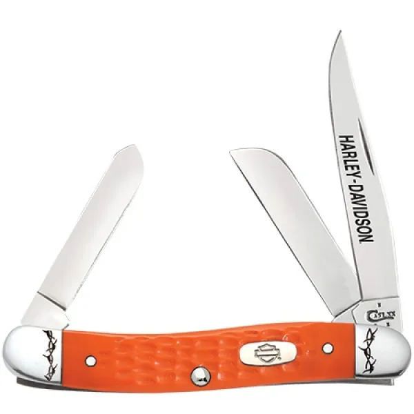 Case Hd Orange Syn Medium Stockman Knives 52185