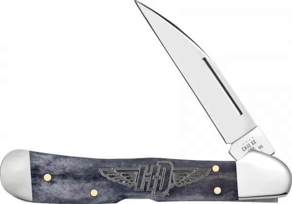 Case Hd Sm Gray Bone Copperlock Knives 52227