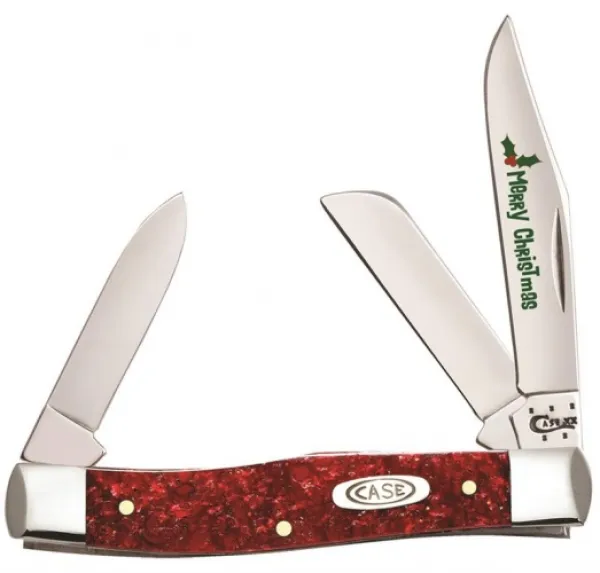 Case Red Spkl Med Stockman 103032 Knives 52401