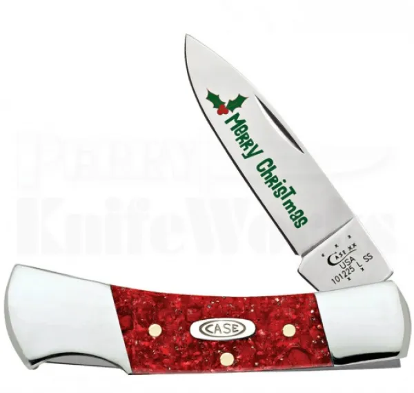 Case Red Sparkle Lockback Knives 52404