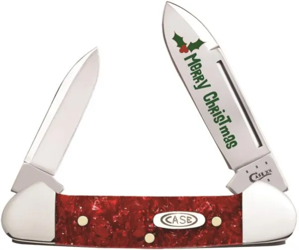 Case Red Spkl Baby Butterbean Knives 52406