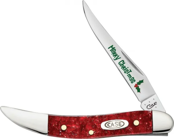 Case Red Sparkle Tiny Toothpick Knives 52407