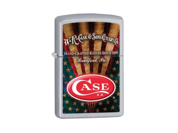 Case Zippo Lighter-antique Usa Flag Knives 52444