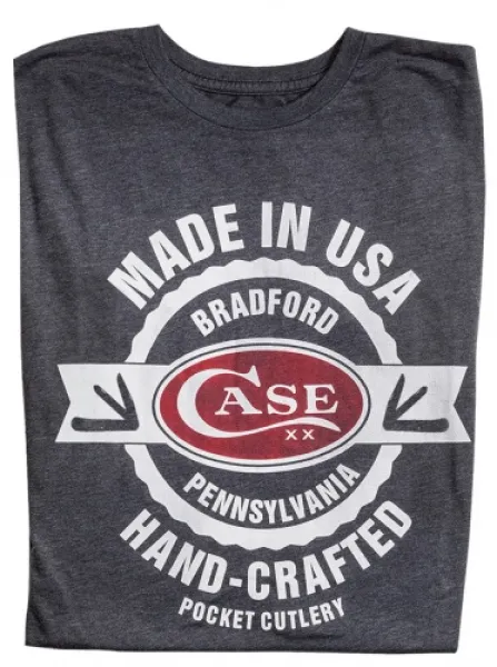 Case T-shirt Charcoal Small Knives 52465