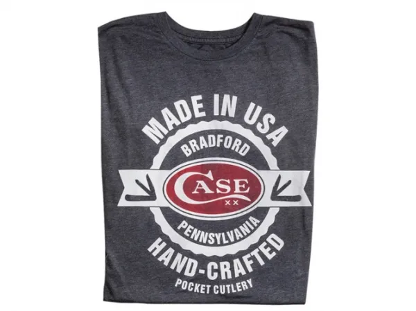 Case T-shirt Charcoal 2xlarge Knives 52469