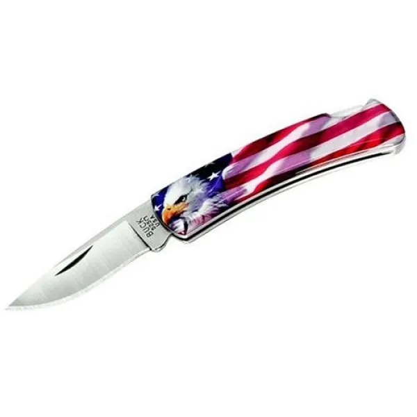 Buck 5189 Gent American Flag-eagle knives 525AMS